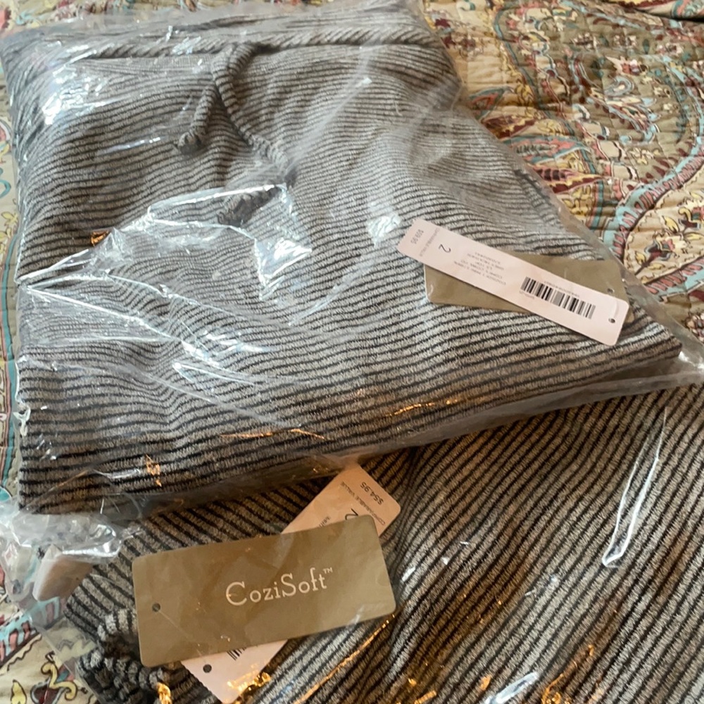 Set of Cozisoft Chico's Grey heather size 2